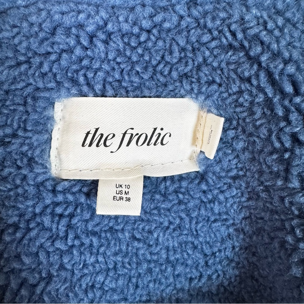 The Frolic Faux Shearling Heart Button Detail Jacket - Picture 4 of 7